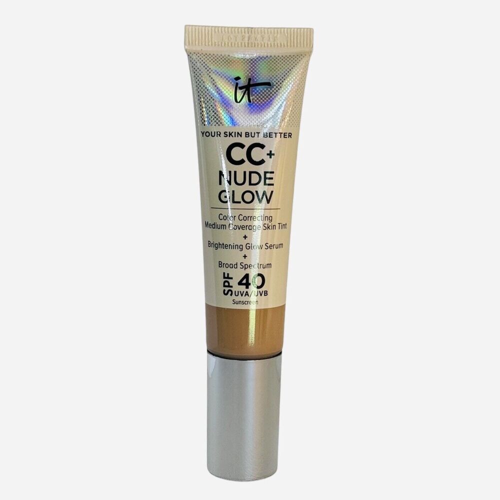 It Cosmetics CC+ Nude Glow Color Correcting Skin Tint SPF40 Fair Light 1.08 oz - Picture 3 of 8